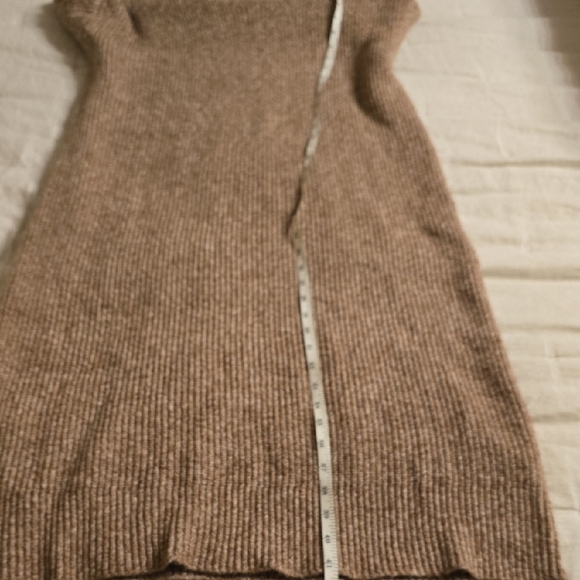Caslon Women's Cowl Neck Sweater Dress in Tan - Picture 8 of 13